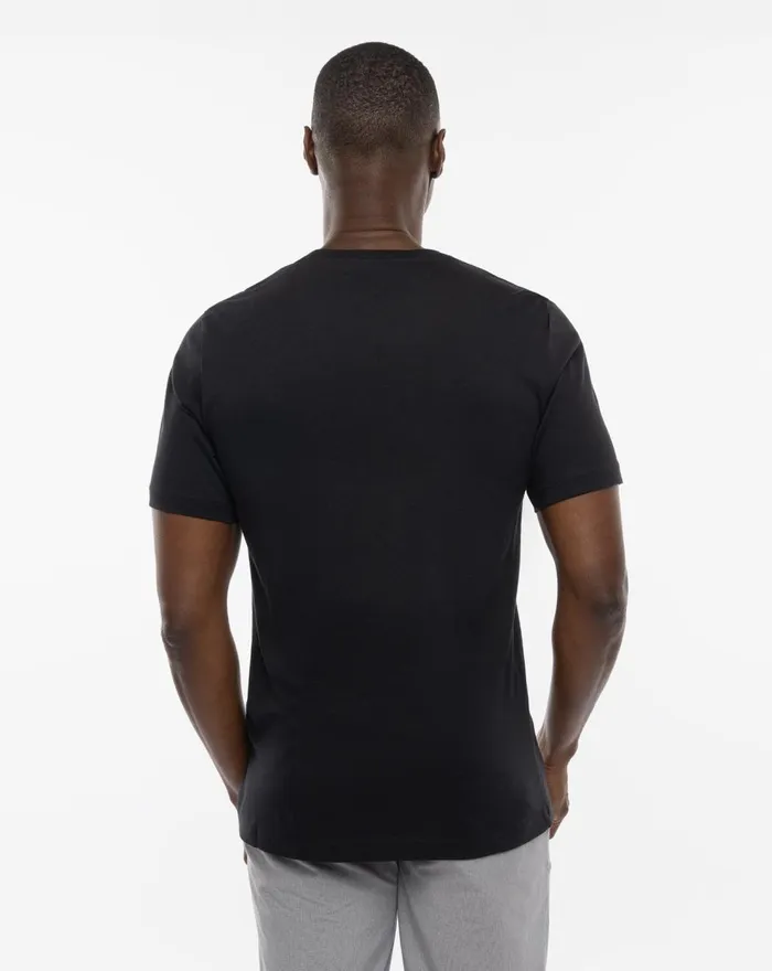 Men Tees TravisMathew SANDBAR 20 TEE Black