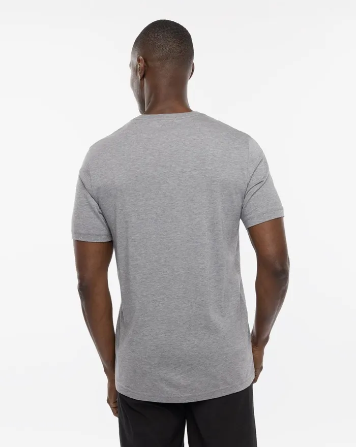 Men Tees TravisMathew SATELLITE PHOTO TEE Heather Grey Men Tees TravisMathew SATELLITE PHOTO TEE Heather Grey