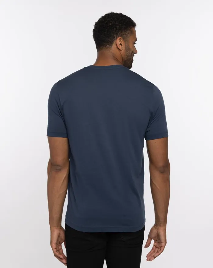 Men Tees TravisMathew SEA GLASS TEE Dress Blues Men Tees TravisMathew SEA GLASS TEE Dress Blues
