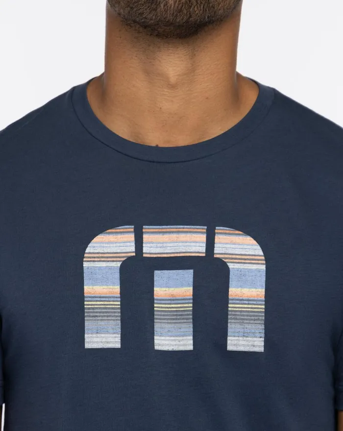 Men Tees TravisMathew SEA GLASS TEE Dress Blues Men Tees TravisMathew SEA GLASS TEE Dress Blues