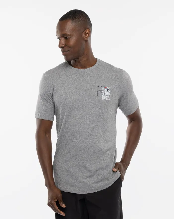 Men Tees TravisMathew SEACLUSION TEE Heather Grey