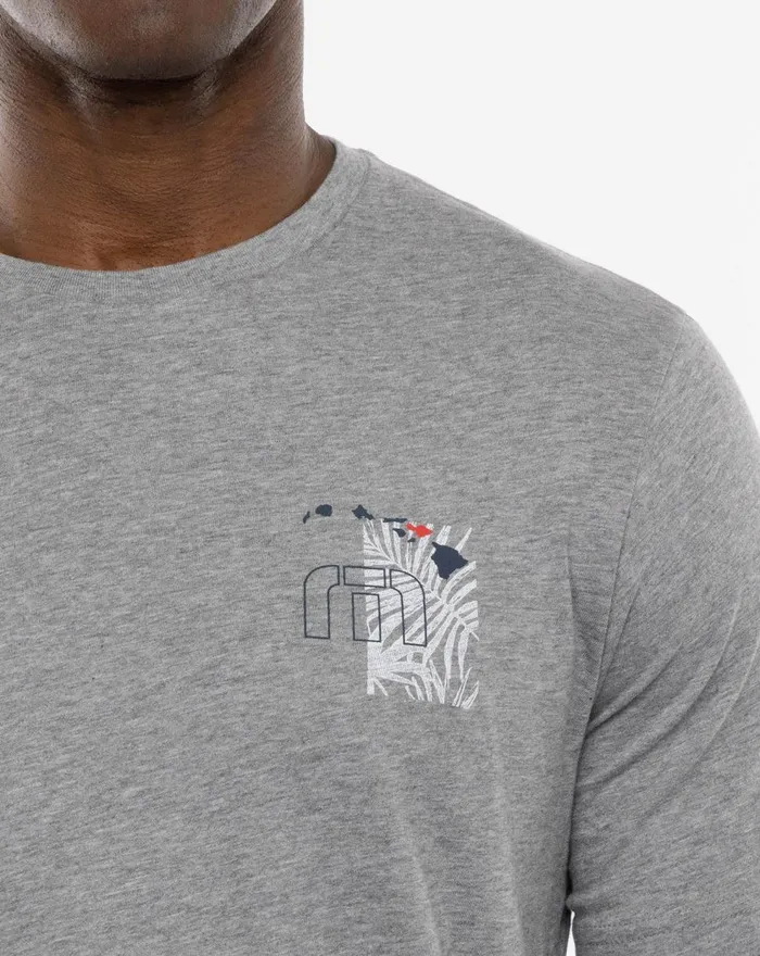 Men Tees TravisMathew SEACLUSION TEE Heather Grey