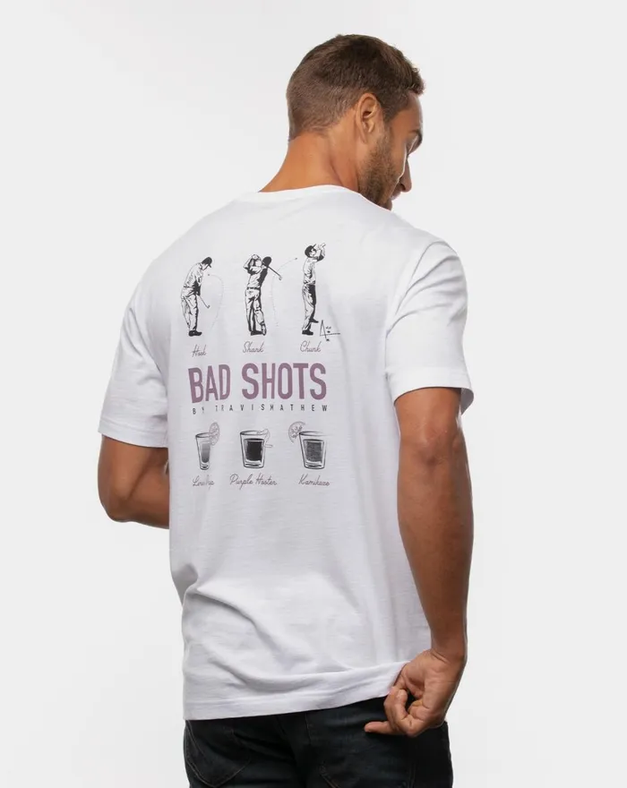 Men Tees TravisMathew SHOT GLASS TEE White