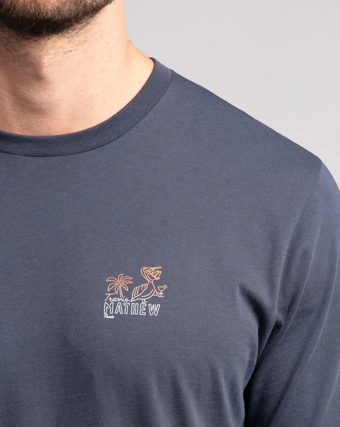 Men Tees TravisMathew SIESTA TEE Mood Indigo