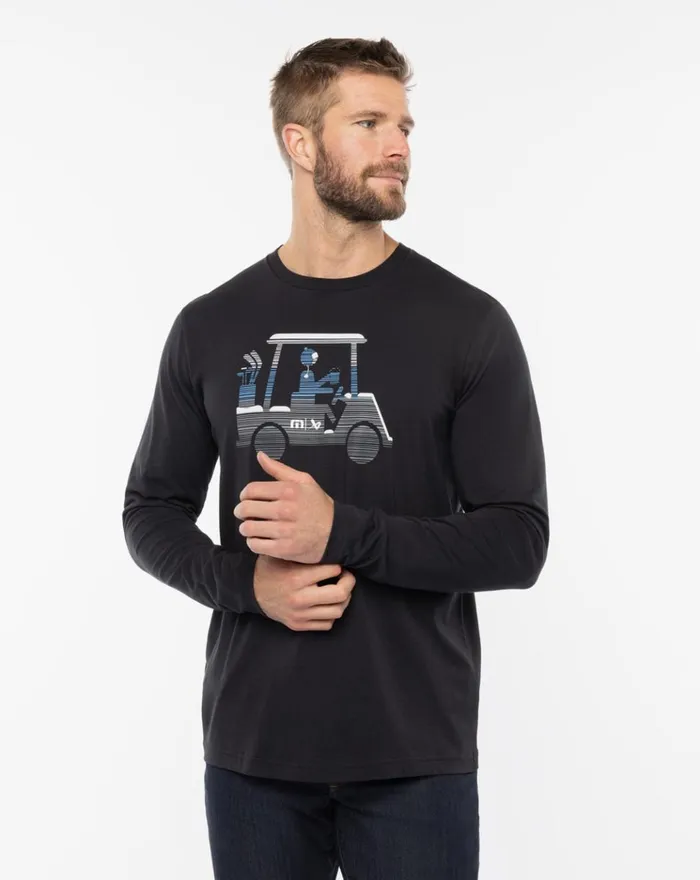 Men Tees TravisMathew SLED SHACK TEE Black