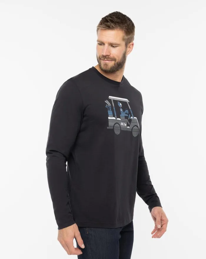 Men Tees TravisMathew SLED SHACK TEE Black