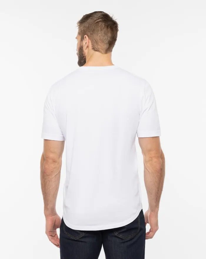 Men Tees TravisMathew SPLATTER POCKET TEE White
