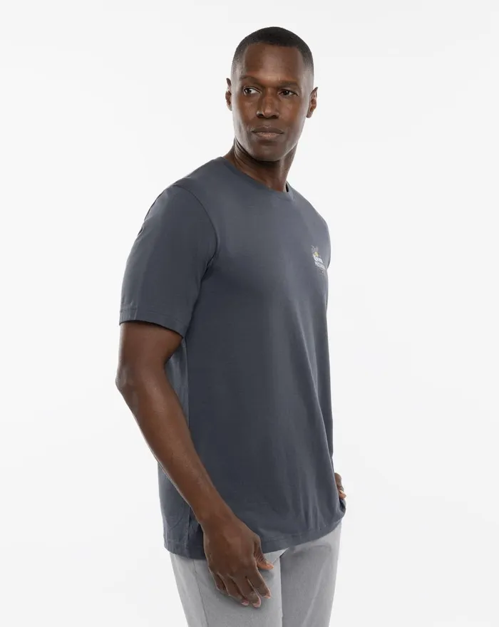 Men Tees TravisMathew SUMMER SIP TEE Blue Nights Men Tees TravisMathew SUMMER SIP TEE Blue Nights