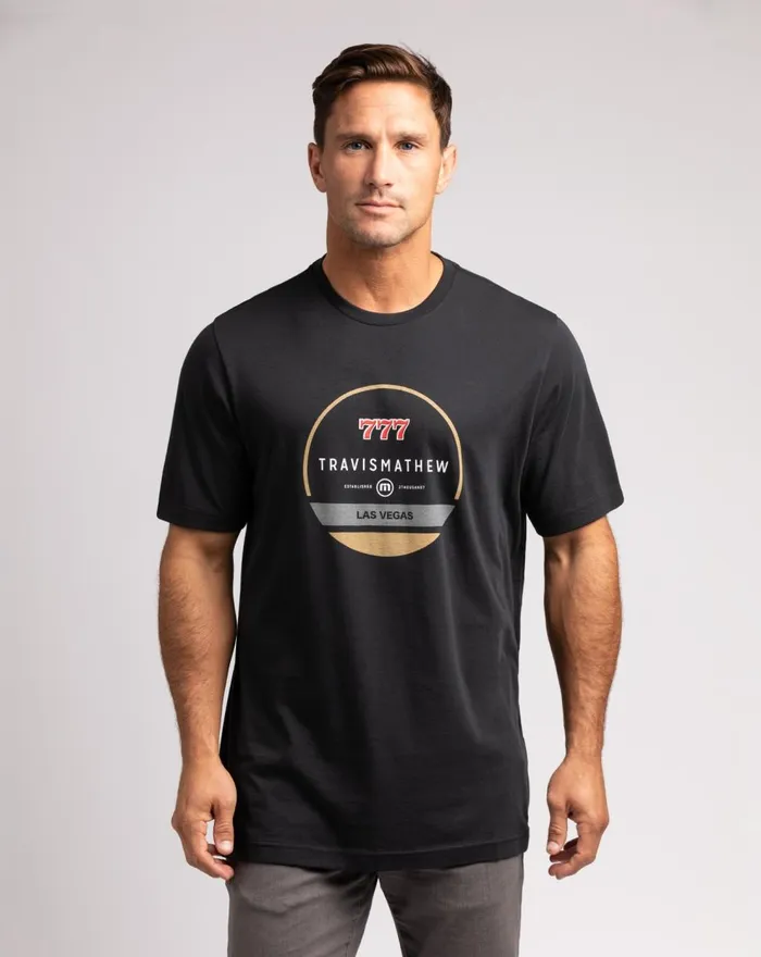 Men Tees TravisMathew THE LAKES TEE Black