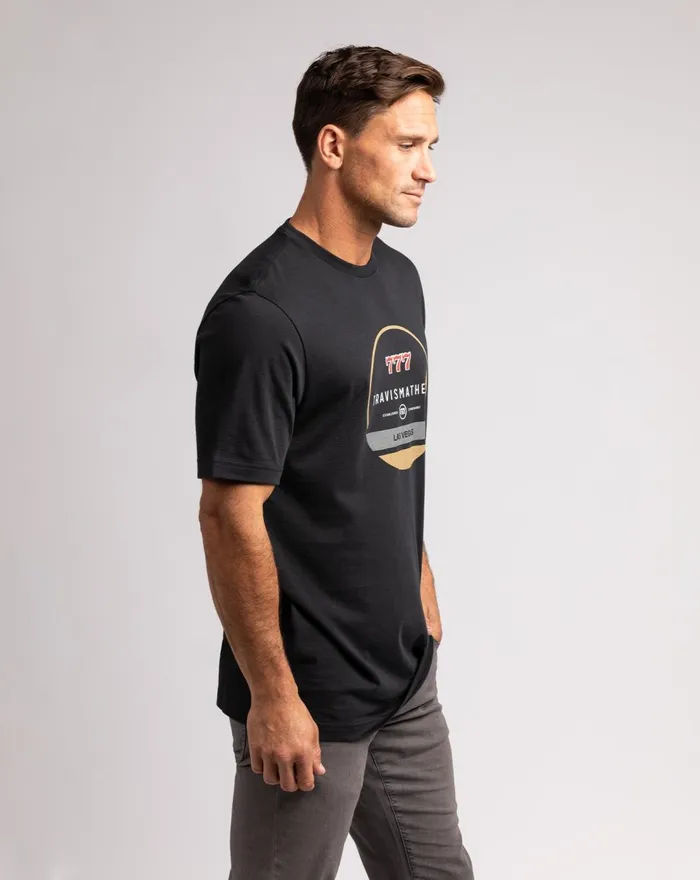 Men Tees TravisMathew THE LAKES TEE Black