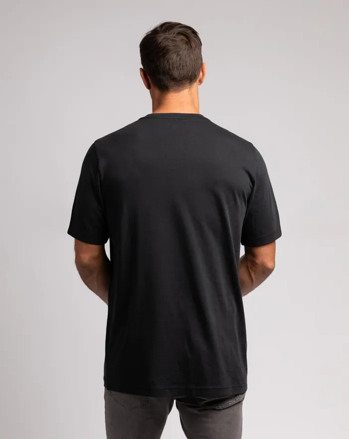 Men Tees TravisMathew THE LAKES TEE Black