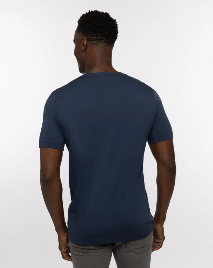 Men Tees TravisMathew THIRTEEN BELOW 20 TEE Dress Blues