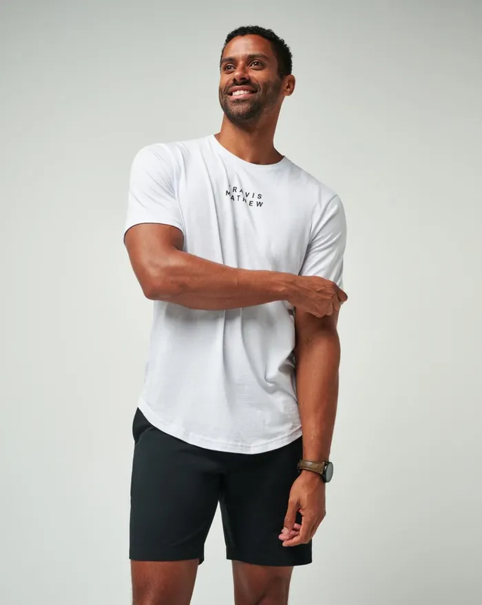 Men Tees TravisMathew TM SCOOP TEE White