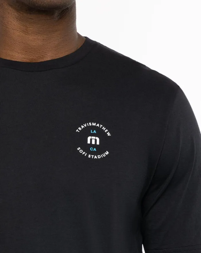 Men Tees TravisMathew TRAINING FIELD TM TEE Black