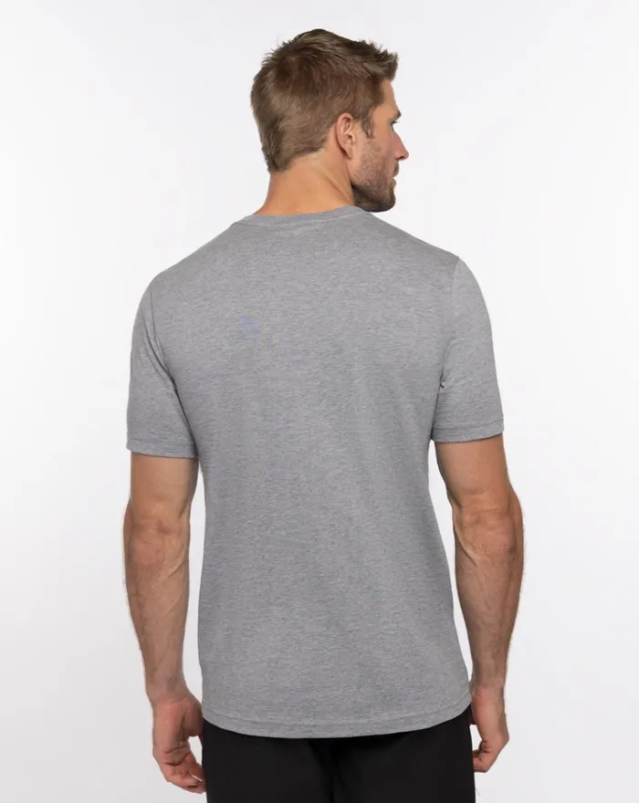 Men Tees TravisMathew TURQUOISE SEA TEE Heather Grey Men Tees TravisMathew TURQUOISE SEA TEE Heather Grey