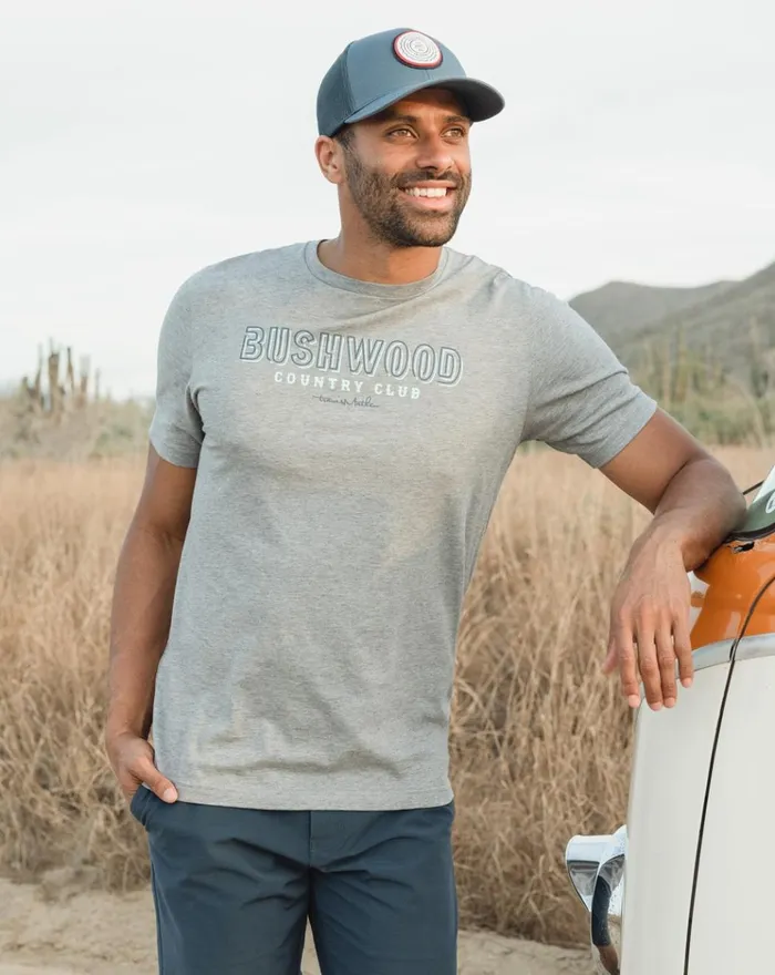 Men Tees TravisMathew TURQUOISE SEA TEE Heather Grey Men Tees TravisMathew TURQUOISE SEA TEE Heather Grey