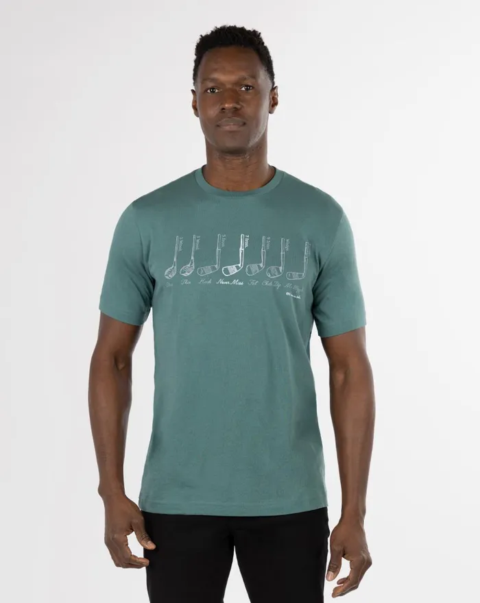 Men Tees TravisMathew YOULL DO TEE Silver Pine