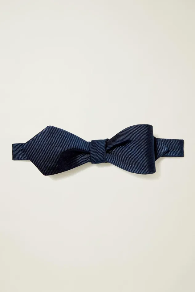 Men Ties and Pocket Squares Bonobos Premium Bowtie Navy