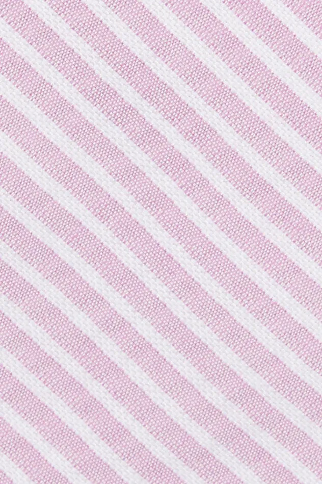 Men Ties and Pocket Squares Bonobos Premium Necktie Violet Seersucker
