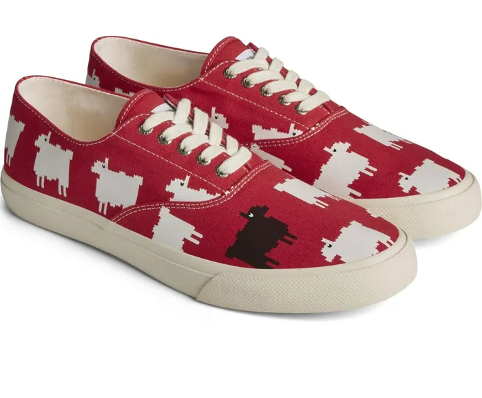 MenWomen Unisex Sperry X Warm and Wonderful Cloud CVO Sneaker Diana Red Sperry Sneakers