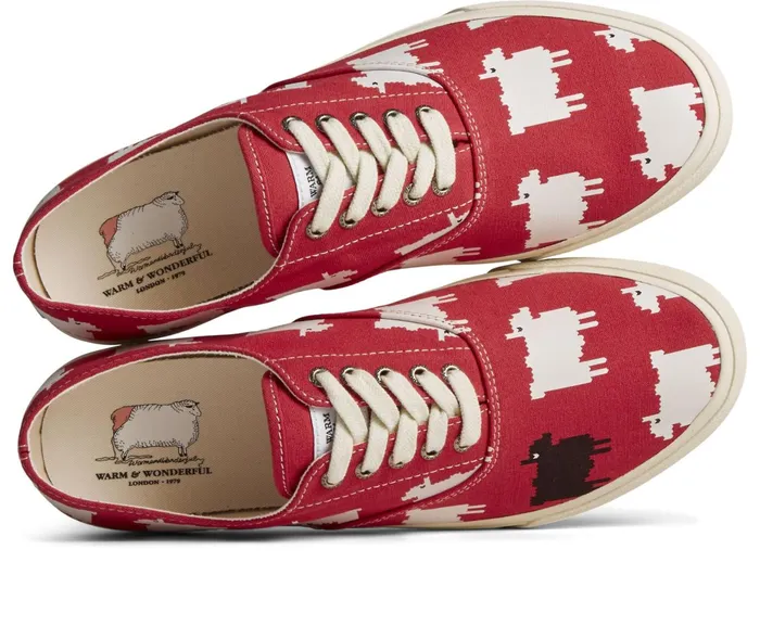 MenWomen Unisex Sperry X Warm and Wonderful Cloud CVO Sneaker Diana Red Sperry Sneakers