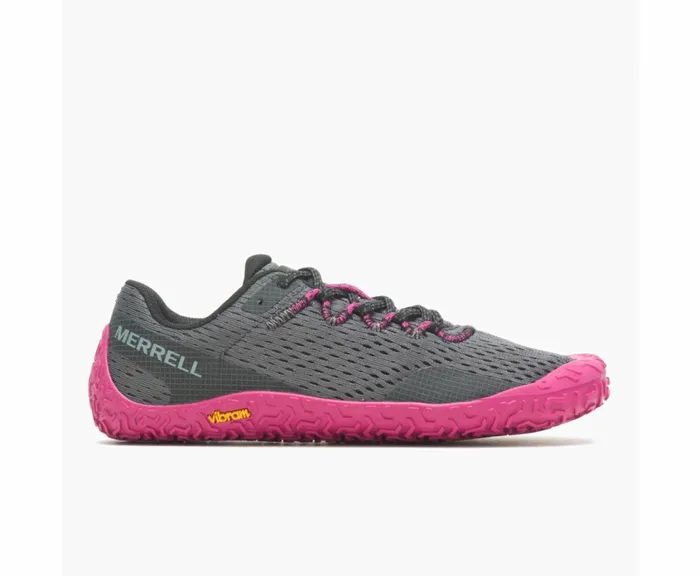 MERRELL Barefoot Women Vapor Glove 6 Granitefuchsia