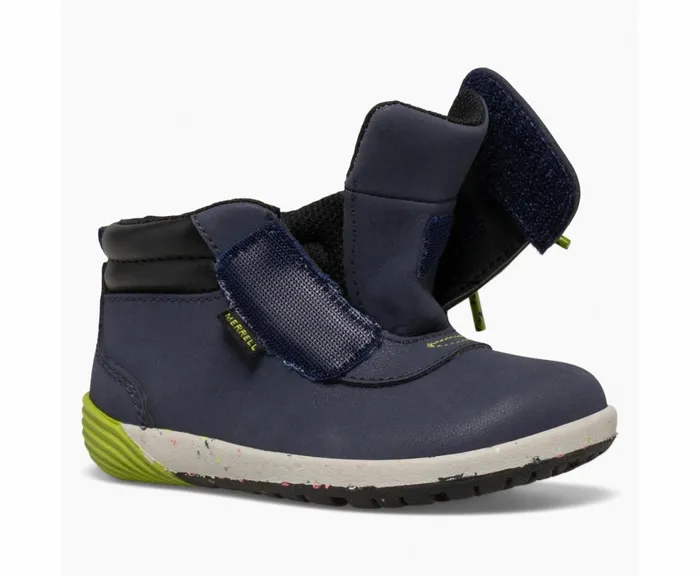 MERRELL Boots Kids Bare Steps Boot 20 Navy MERRELL Boots Kids Bare Steps Boot 20 Navy