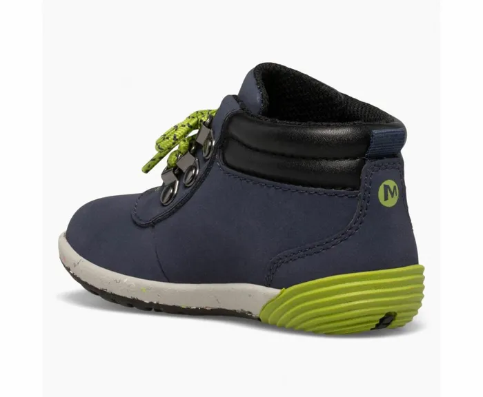 MERRELL Boots Kids Bare Steps Boot 20 Navy MERRELL Boots Kids Bare Steps Boot 20 Navy
