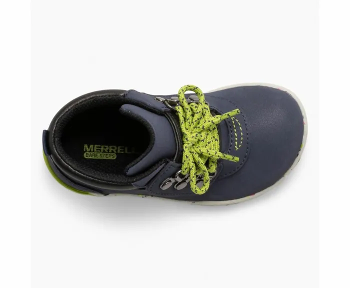MERRELL Boots Kids Bare Steps Boot 20 Navy MERRELL Boots Kids Bare Steps Boot 20 Navy