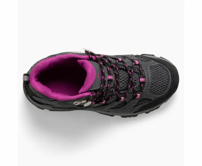 MERRELL Boots Kids Moab 3 Mid Waterproof Boot Graniteberry MERRELL Boots Kids Moab 3 Mid Waterproof Boot Graniteberry
