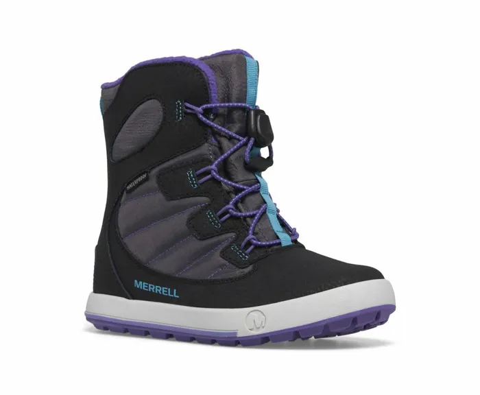 MERRELL Boots Kids Snow Bank 40 Waterproof Boot Blackpurpleturquoise MERRELL Boots Kids Snow Bank 40 Waterproof Boot Blackpurpleturquoise