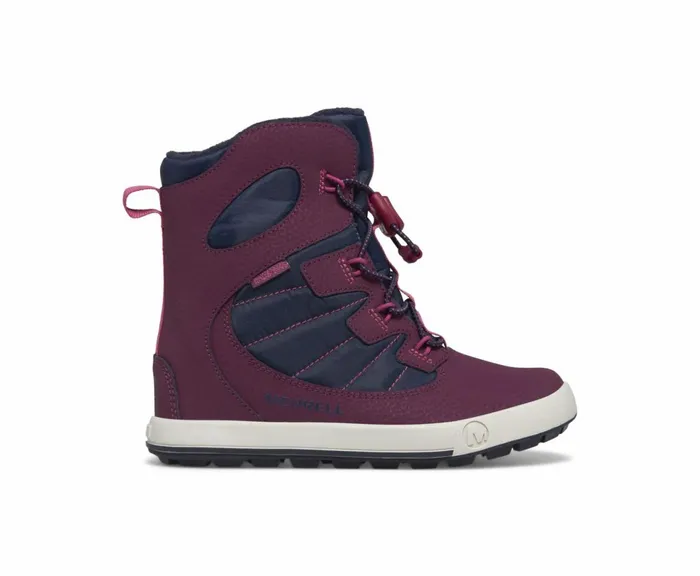 MERRELL Boots Kids Snow Bank 40 Waterproof Boot Navyberry