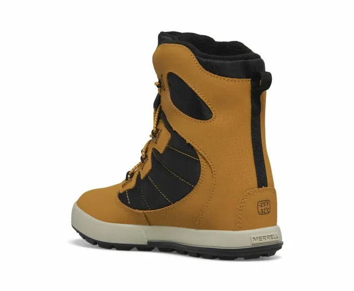 MERRELL Boots Kids Snow Bank 40 Waterproof Boot Wheatblack MERRELL Boots Kids Snow Bank 40 Waterproof Boot Wheatblack