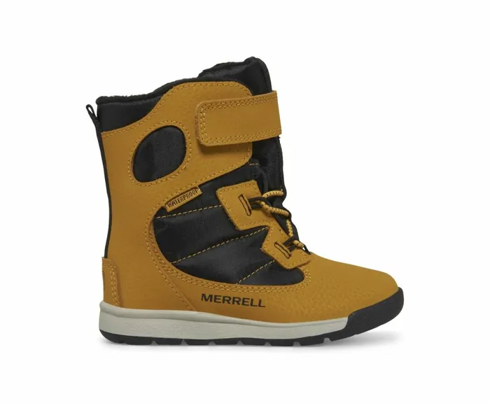 MERRELL Boots Kids Snow Bank Jr Waterproof Boot Wheatblack