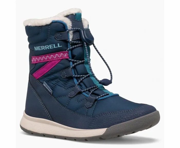 MERRELL Boots Kids Snow Crush 30 Waterproof Boot Navyberryteal MERRELL Boots Kids Snow Crush 30 Waterproof Boot Navyberryteal