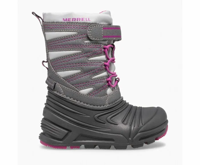 MERRELL Boots Kids Snow Quest Lite 30 Jr Waterproof Greyberry MERRELL Boots Kids Snow Quest Lite 30 Jr Waterproof Greyberry