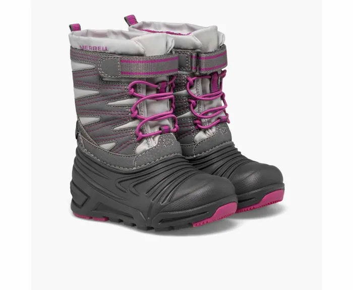 MERRELL Boots Kids Snow Quest Lite 30 Jr Waterproof Greyberry MERRELL Boots Kids Snow Quest Lite 30 Jr Waterproof Greyberry