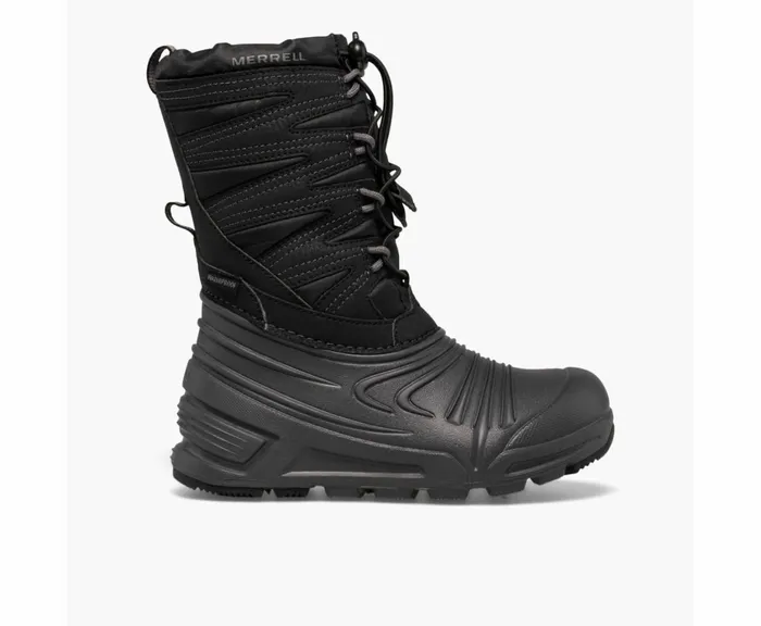 MERRELL Boots Kids Snow Quest Lite 30 Waterproof Blackgrey