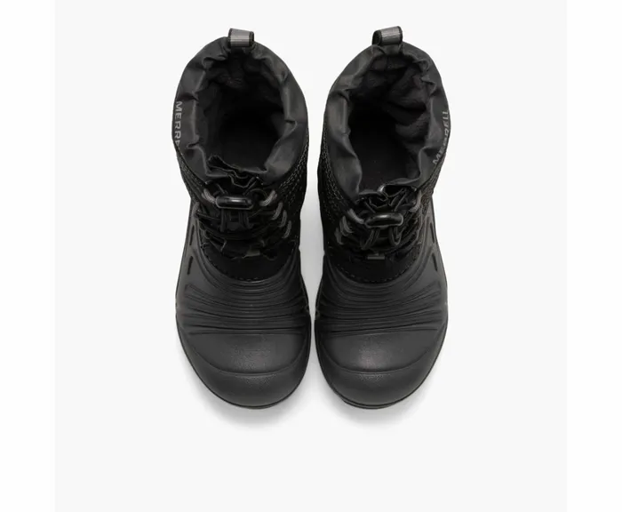 MERRELL Boots Kids Snow Quest Lite 30 Waterproof Blackgrey MERRELL Boots Kids Snow Quest Lite 30 Waterproof Blackgrey