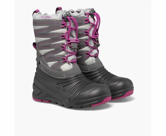 MERRELL Boots Kids Snow Quest Lite 30 Waterproof Greyberry MERRELL Boots Kids Snow Quest Lite 30 Waterproof Greyberry