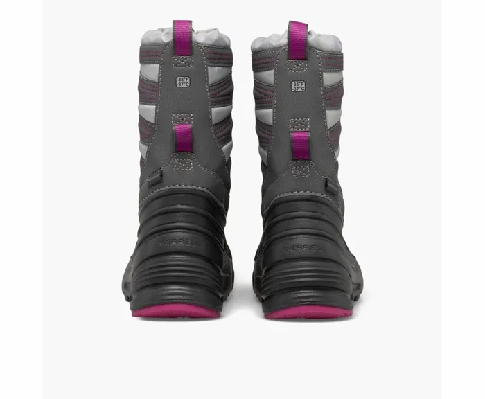 MERRELL Boots Kids Snow Quest Lite 30 Waterproof Greyberry MERRELL Boots Kids Snow Quest Lite 30 Waterproof Greyberry
