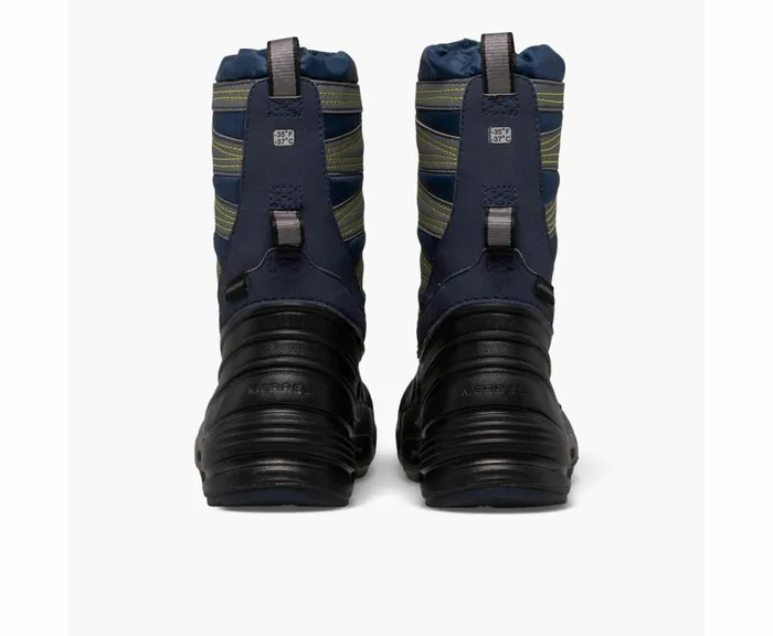 MERRELL Boots Kids Snow Quest Lite 30 Waterproof Navyblackgrey MERRELL Boots Kids Snow Quest Lite 30 Waterproof Navyblackgrey