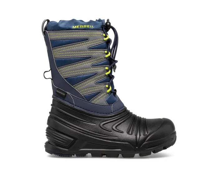 MERRELL Boots Kids Snow Quest Lite 30 Waterproof Navyblackgrey MERRELL Boots Kids Snow Quest Lite 30 Waterproof Navyblackgrey