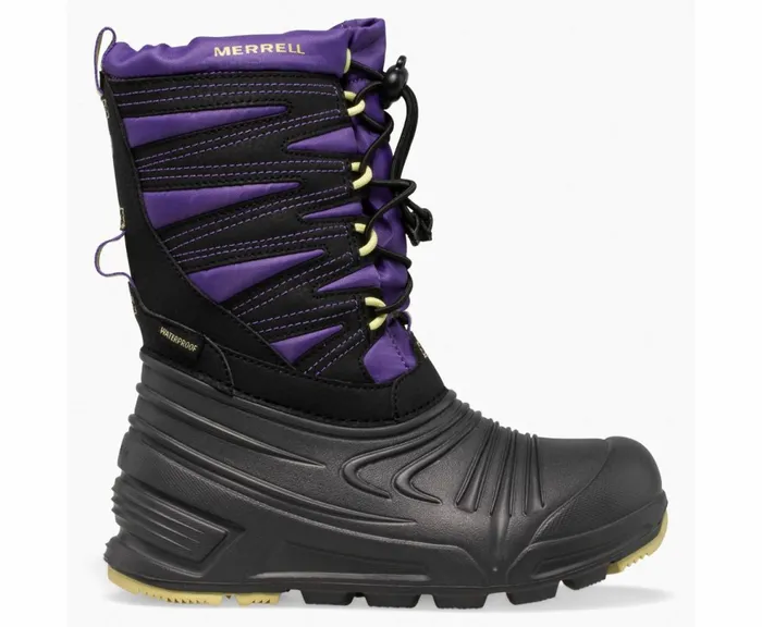 MERRELL Boots Kids Snow Quest Lite 30 Waterproof Purplecitron
