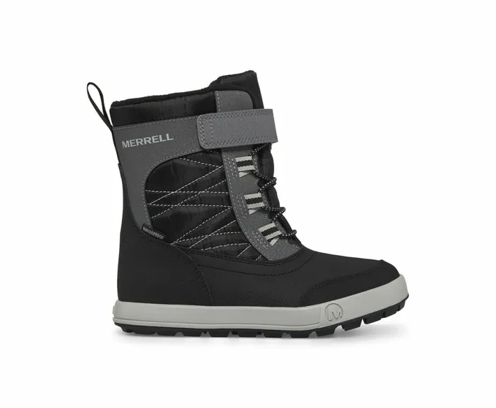MERRELL Boots Kids Snow Storm 20 Waterproof Boot Greyblack