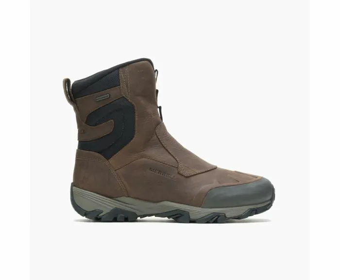MERRELL Boots Men Coldpack Ice 8034 Zip Polar Waterproof Wide Width Clay