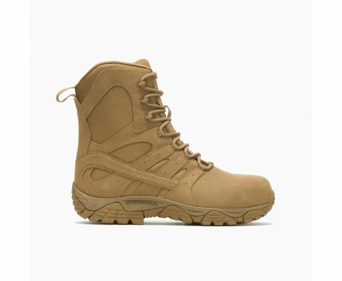 MERRELL Boots Men Moab 2 8034 Defense Zip Comp Toe Boot Wide Width Dark Coyote