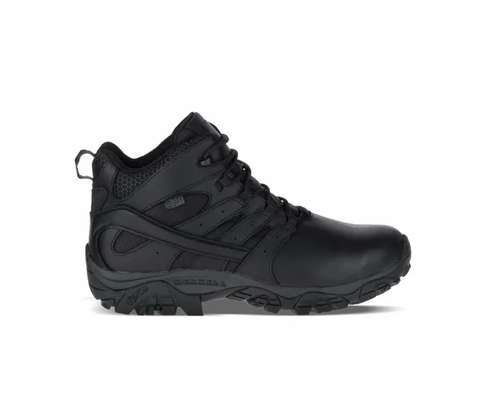 MERRELL Boots Men Moab 2 Mid Tactical Response Waterproof Boot Black