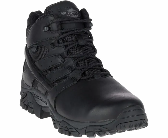MERRELL Boots Men Moab 2 Mid Tactical Response Waterproof Boot Black MERRELL Boots Men Moab 2 Mid Tactical Response Waterproof Boot Black