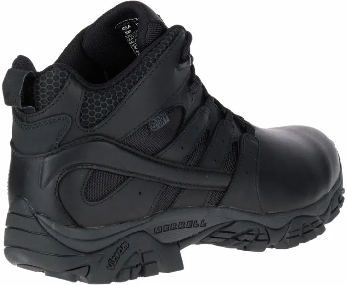 MERRELL Boots Men Moab 2 Mid Tactical Response Waterproof Boot Black MERRELL Boots Men Moab 2 Mid Tactical Response Waterproof Boot Black